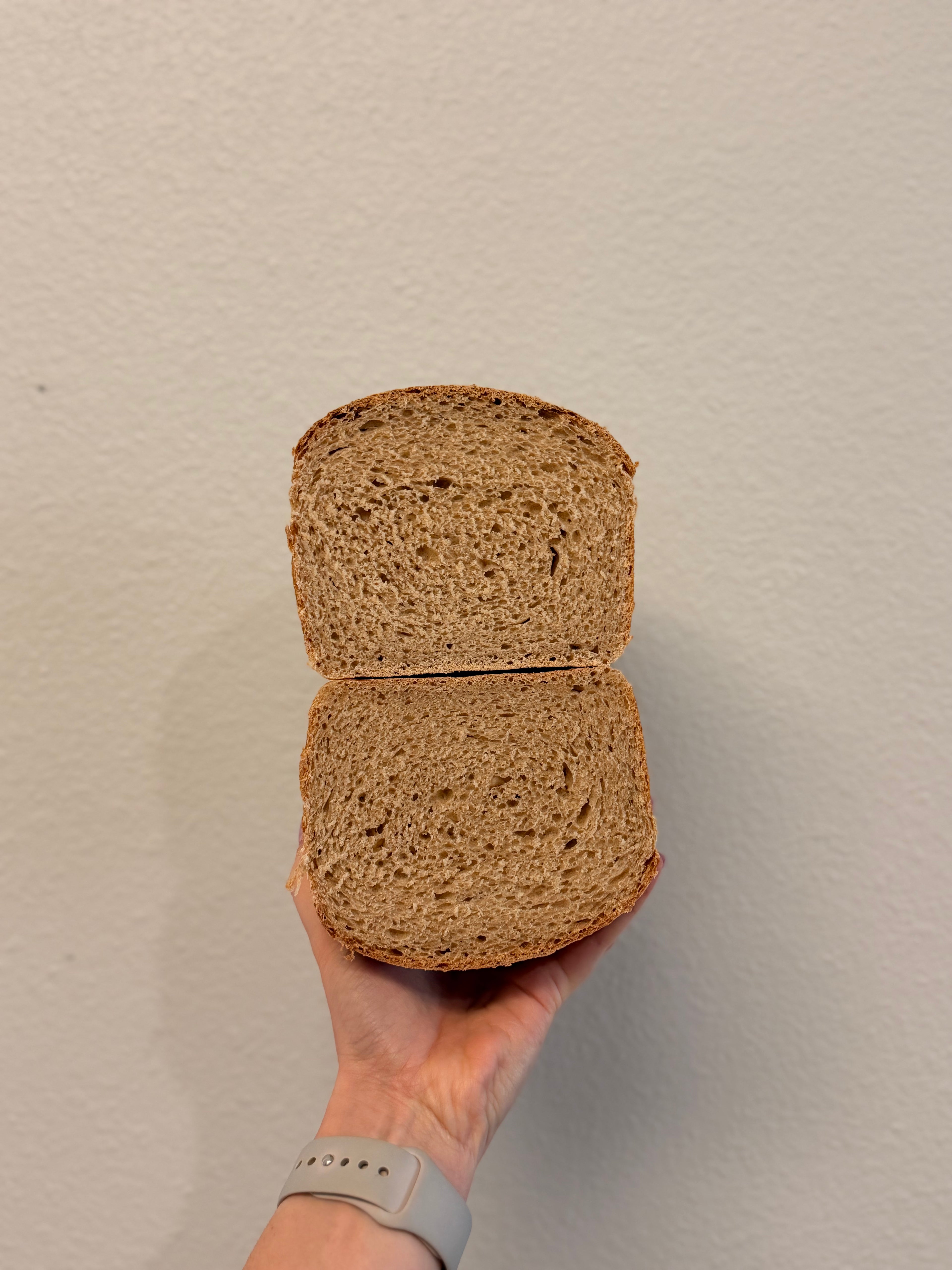 Sourdough Honey Wheat Sandwich Loaf