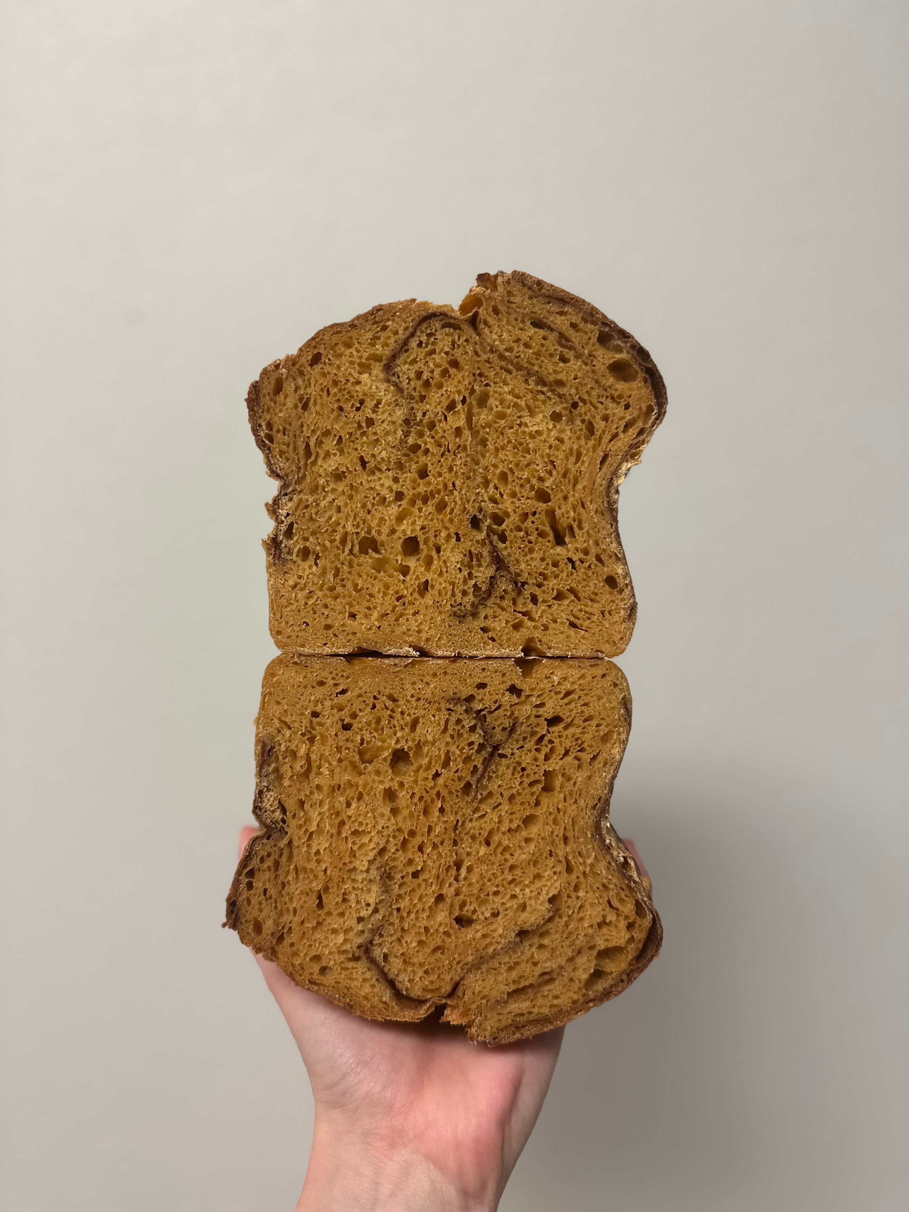Pumpkin Spice Sourdough loaf