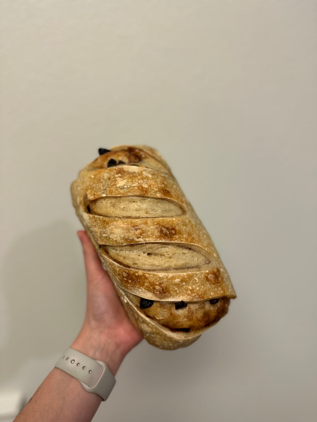 Cinnamon Raisin Sourdough loaf