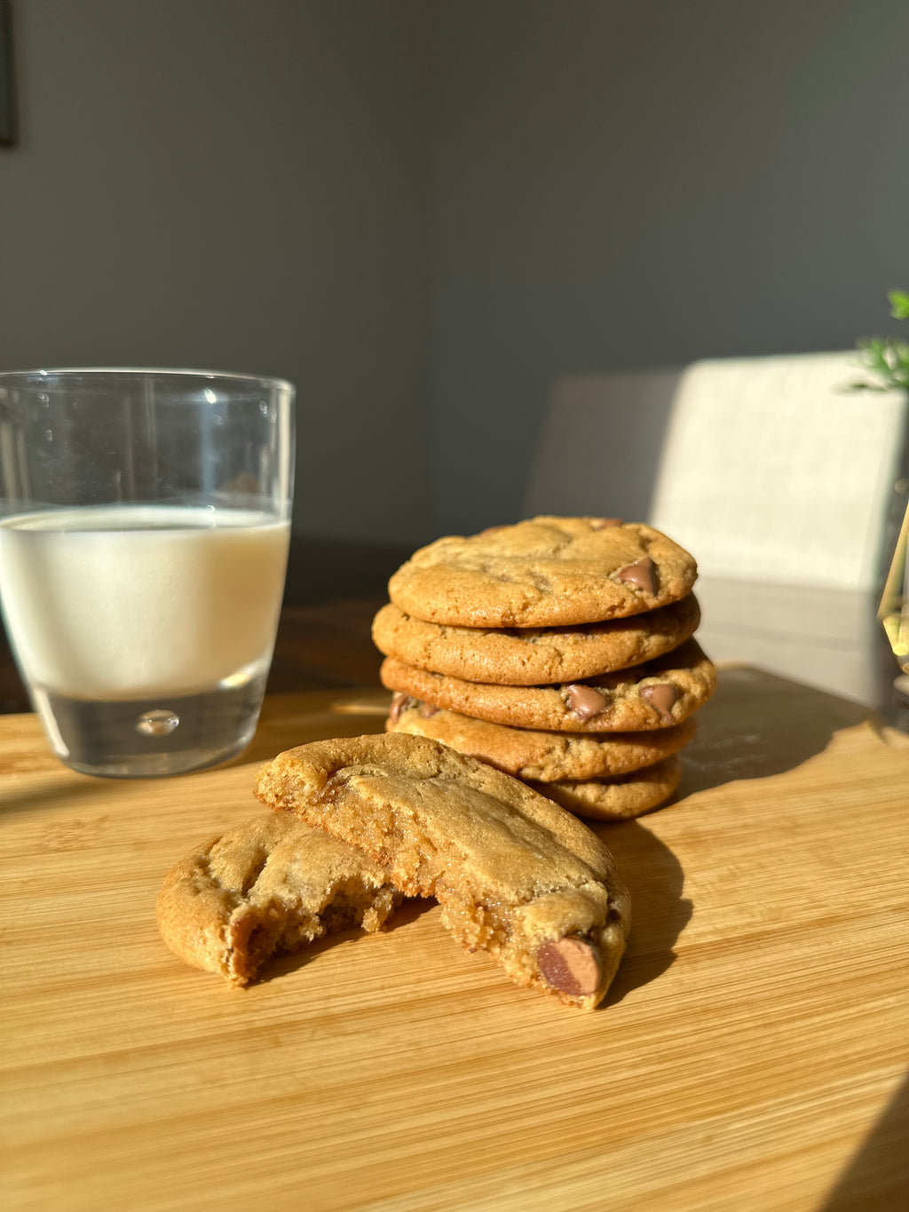 Brown Butter Chocolate Chip Discard Cookies